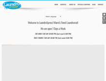Tablet Screenshot of laundroxpress.com